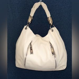 Authentic Michael Kors Exclusive Collection Bone Leather Hobo